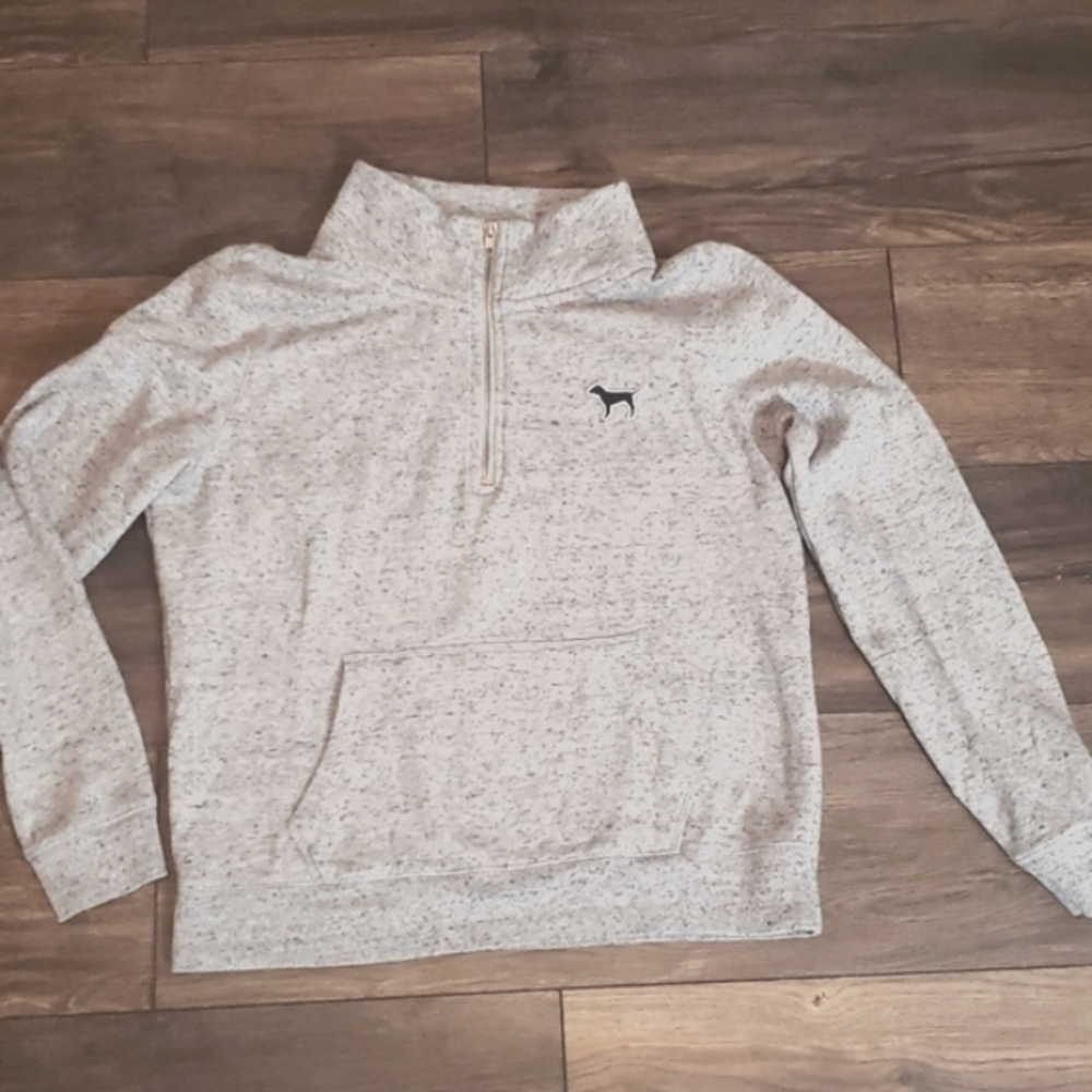 Victoria's secret Pink half zip sweatshirt